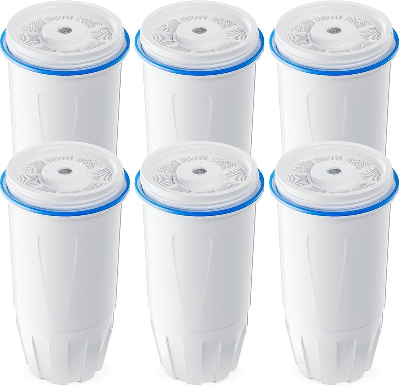 Bogda 6 Pack Water Filter Replacement Zero, 5-Stage Compatible with Zero Pitcher and Dispenser, Fit for Zero Filter Water Replacement Filters and ZR-001 ZR-017 ZR-004 - Image 1